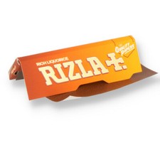 1//5/10/20/50/100 Rizla Liquorice Regular Orange Size Rolling Papers - Free Del