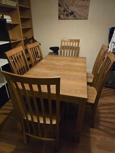 Dining table with chairs - with,
