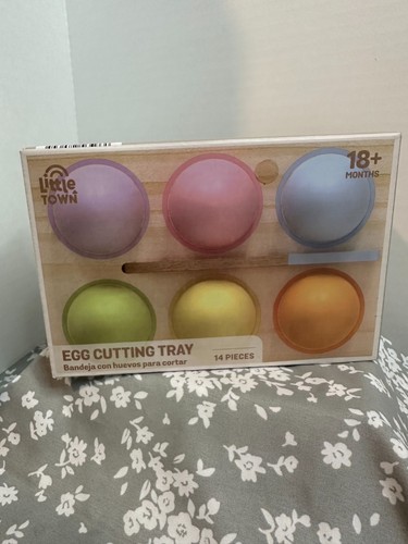 Little town egg - cutting, tray