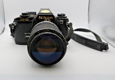 Vintage Nikon FG-20 SLR Film Camera with Nikkor 35-105mm 1:3.5-4.5 Lens
