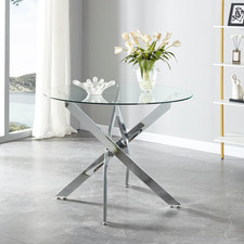 Round Dining Table 100cm For 4