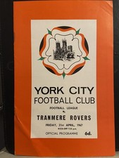 York City Vs Tranmere Rovers, 21st April 1967, Division 4, 