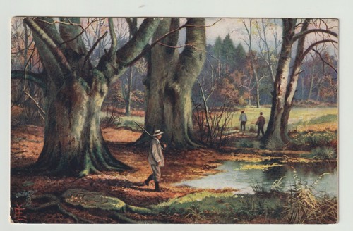 1908 tuck oilette postcard - 1908,