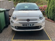 fiat 500 lounge breaking 2017 front spotlamps