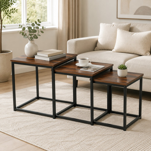 Set nesting coffee tables - of,