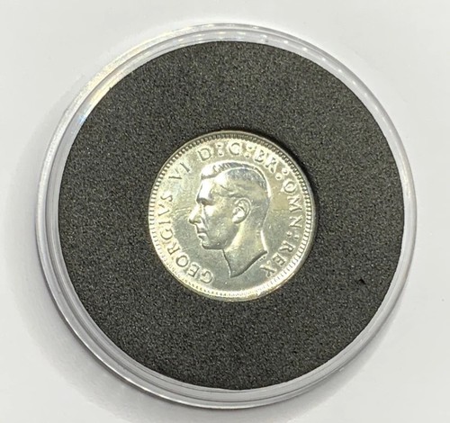 1940 british silver threepence - british,