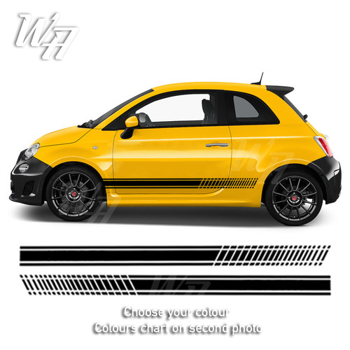 Black side stripes for - side,