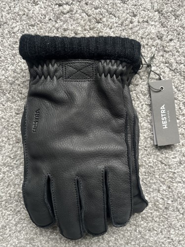 Hestra deerskin leather gloves - leather,