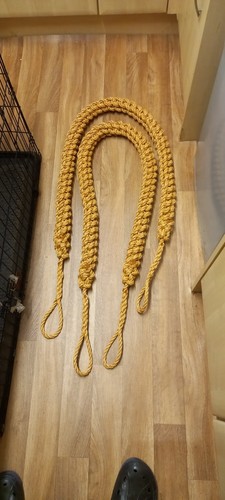 Pair of narrowboat rope - of,