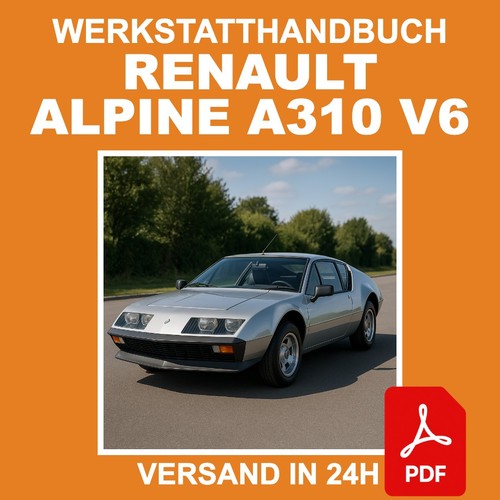Workshop manual renault alpine - workshop,