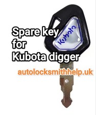 Kubota diggers. Spare key service