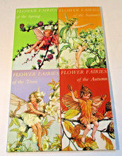 Cicely M. Barker The Flower Fairies Collection x 4 as new vintage books
