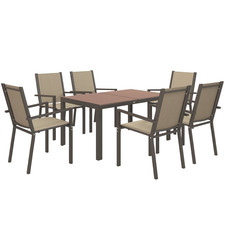 Outsunny 7 PCs Garden Dining