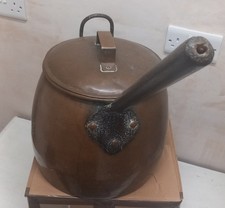 Monster extra large antique copper boiling pot 19th century Country House farm