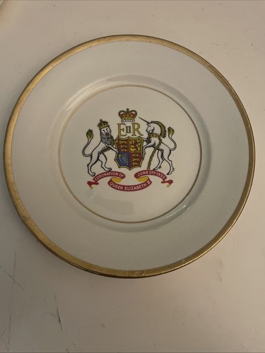 Burliegh ware coronation plate - coronation,