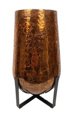 Tall Copper Glass Votive