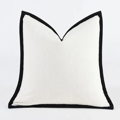 Nordic thick chenille cushion - chenille,