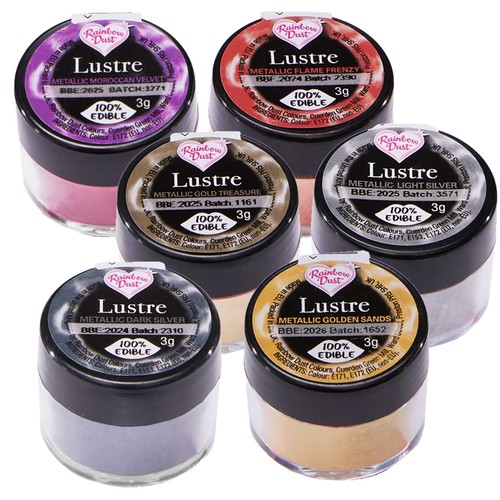 Edible lustre dust - dust, rainbow