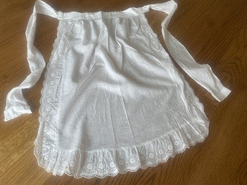 Vintage white cotton waitress - vintage,