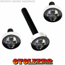 Windshield Bolt Kit for 14-Up Harley Electra & Street Glide | BLACK SKULL FACE