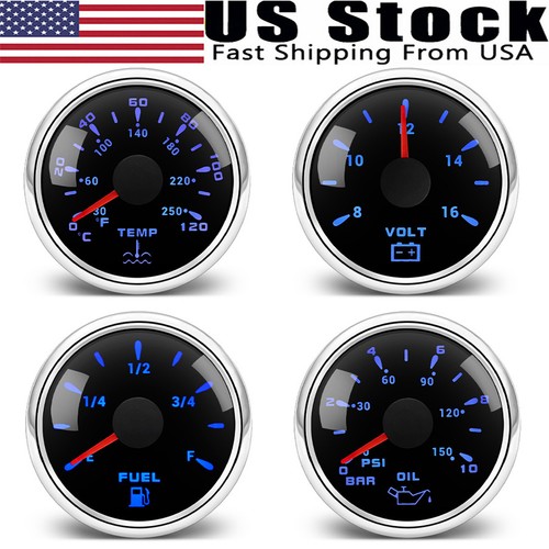 Gauge set 52mm fuel - gauge,