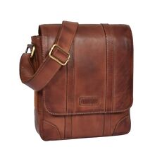 Mens Real Leather Flight Bag