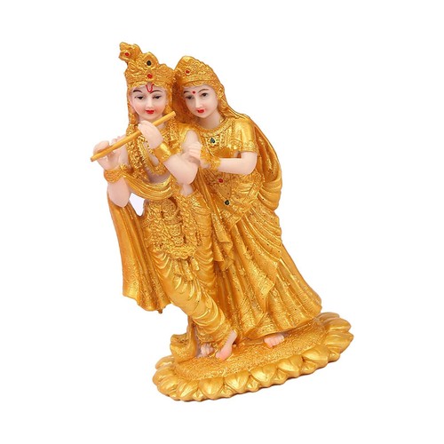 Hindu radha krishna lotus - radha, on