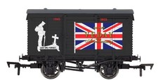 Dapol 4F-011-148 Ventilated Van VE Day 80th Anniversary Army, OO Gauge, BNIB