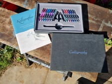  Calligraphy Set with Fountain Pen and Ink  cartridges  boxed
