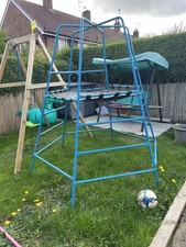 TP Toys Explorer Climbing Frame & Den Set - Blue/Apple Green (TP852)