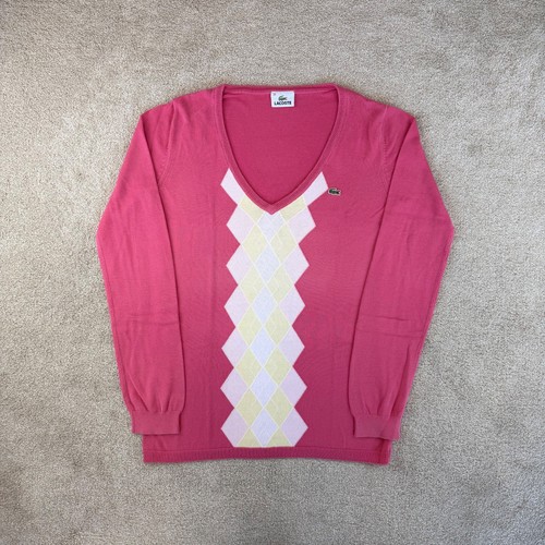 Lacoste pink argyle - pink,