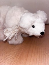 christmas soft feel free standing polar bear  decoration NWT