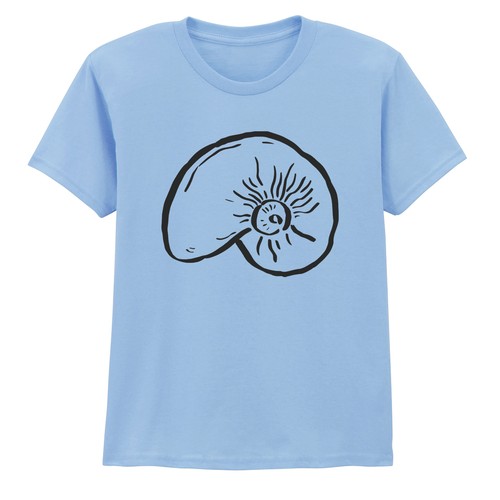 Nautilus shell kids shirt - nautilus, t-shirt