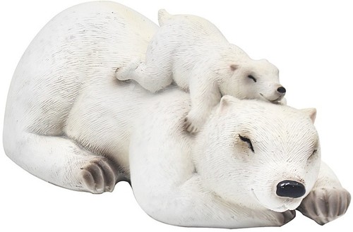 Polar bears naptime ornament - bears,
