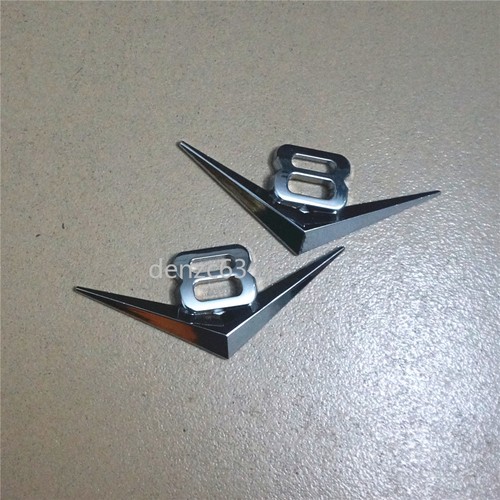 Chrome silver metal - chrome, v8