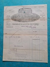 Rare 1928 EDWARD. R BUCK & SONS Ltd - billhead - Scout Uniforms + Equipment