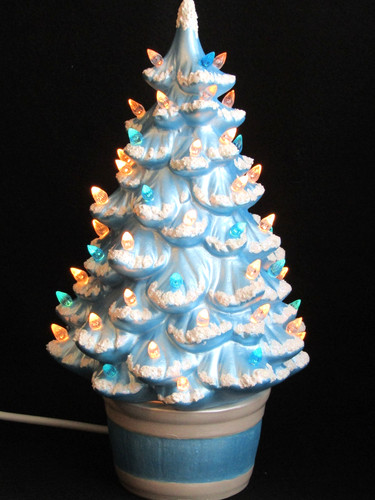 Stunning ceramic snowy blue - snowy,