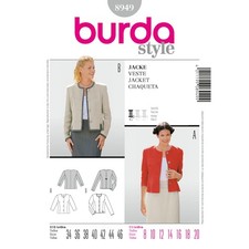 BURDA 8949  MISSES JACKET