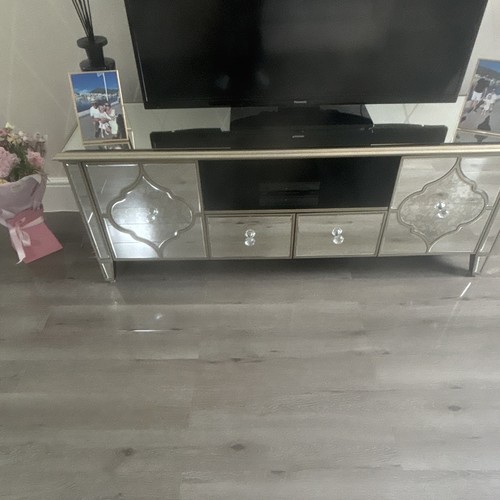 Mirrored glass stand - mirrored,