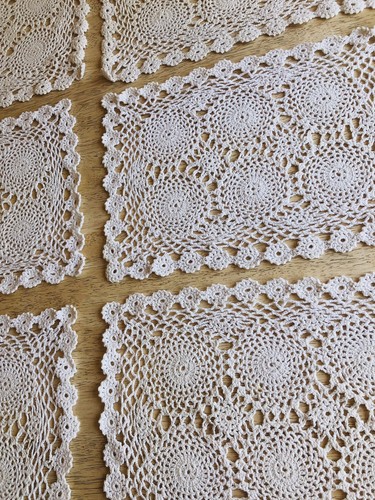 Set crochet cotton lace - 6,