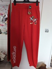 Red Mickey mouse jogging
