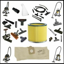 FITS SCREWFIX TITAN CANISTER WET & DRY VACUUM BAGS FILTER TOOLS HOSES SPARE PART