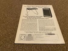 JBF36 ADVERT 11X8 THE HEATHKIT VOX JAGUAR COMBO ORGAN & SPEAKERS