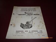 RANSOMES MERCURY MOTOR MOWER
