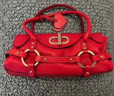 Luella Leather Handbag in Red