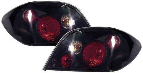 Black lexus style taillights - black,