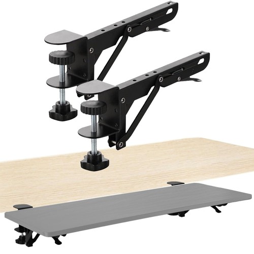Keyboard tray clamp - clamp, mount