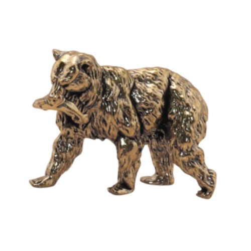 Brass figurine metal statue - brass,