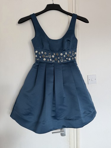 Anthropologie maeve blue - anthropologie, satin