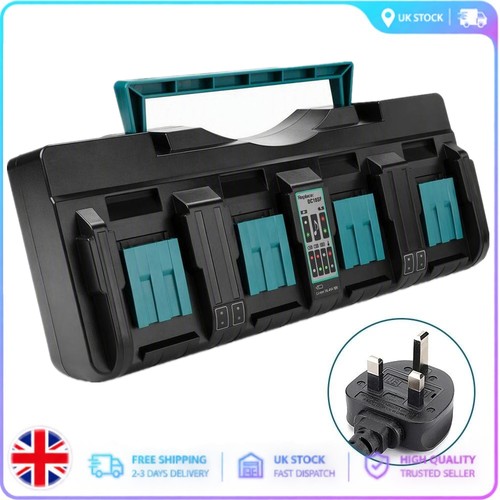 Ports dc18sf fast charger - uk, 4-ports